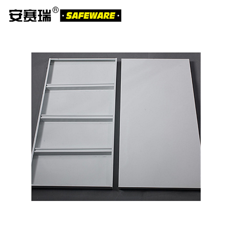 安赛瑞 13317 钢制四层仓储货架（主架） 150*40*200cm，四层主架 白色按个销售