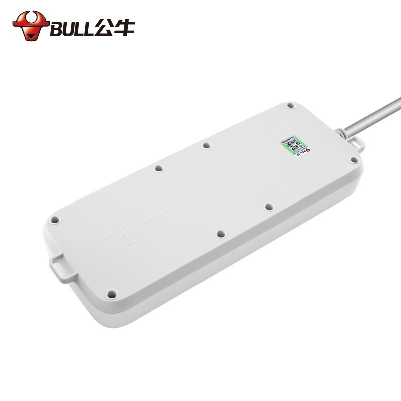 公牛 GN-B5080 单控八联插座（新） 3米 白色按（个）销售