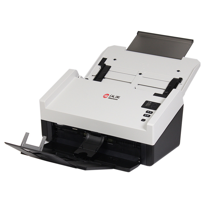汉王 HW-7160 馈纸式高速档案扫描仪 A4幅面 白色按台销售