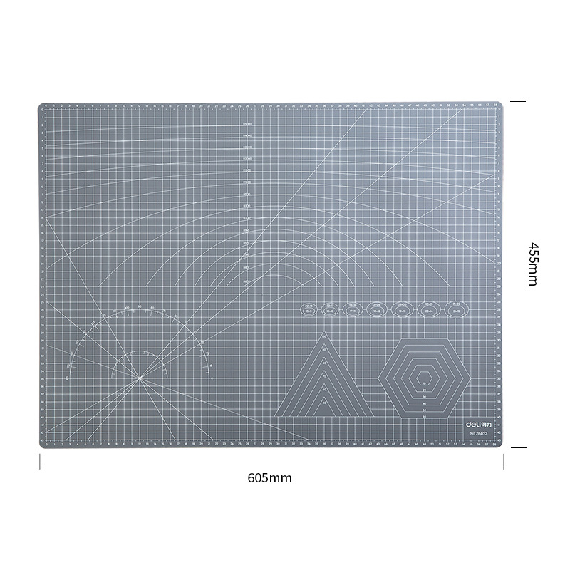 得力 78402 切割垫板  A2 灰色按块销售