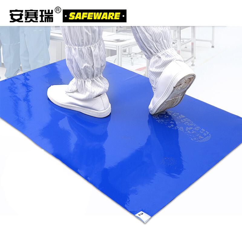 安赛瑞 12221 洁净室粘尘垫（300片装） 45×90cm 蓝色按（包）销售