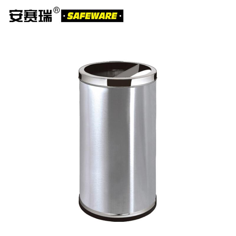 安赛瑞 24436 不锈钢半开垃圾桶 38×73cm按个销售