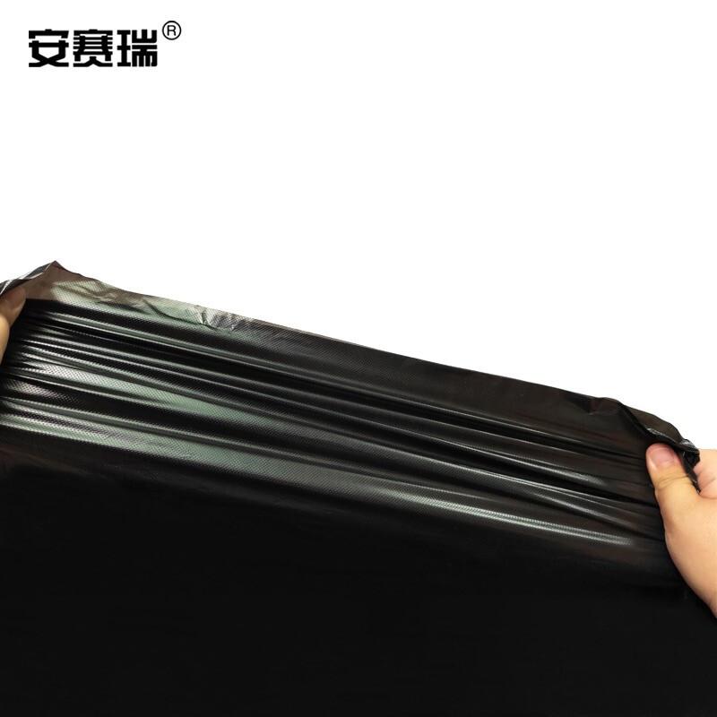 安赛瑞 12302 工业垃圾袋（50只装） 90×110cm 100L 黑色按（包）销售