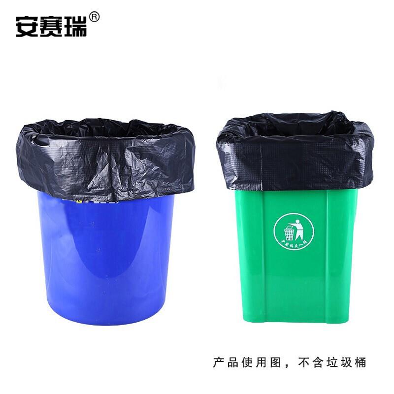 安赛瑞 12302 工业垃圾袋（50只装） 90×110cm 100L 黑色按（包）销售