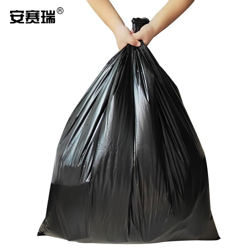 安赛瑞 12302 工业垃圾袋（50只装） 90×110cm 100L 黑色按（包）销售