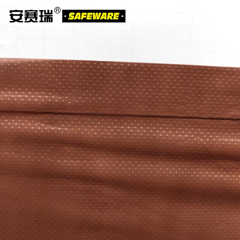 安赛瑞 24406 商用彩色大号分类垃圾袋(50只装) 100×120cm 120L 棕色按包销售