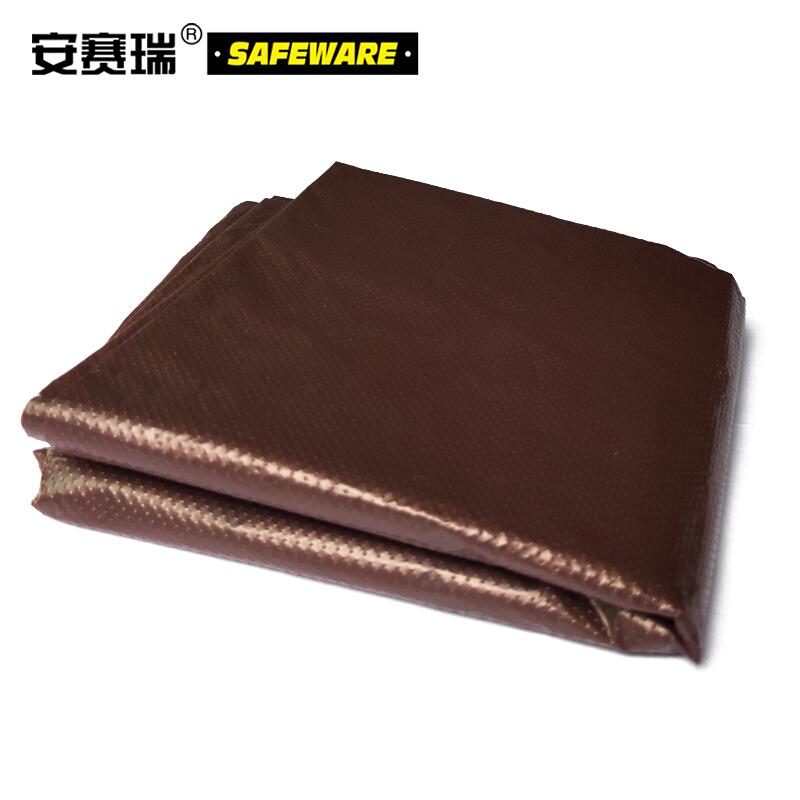 安赛瑞 24406 商用彩色大号分类垃圾袋(50只装) 100×120cm 120L 棕色按包销售