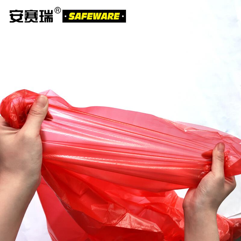 安赛瑞 24407 商用彩色大号分类垃圾袋(50只装) 100×120cm 120L 红色按包销售
