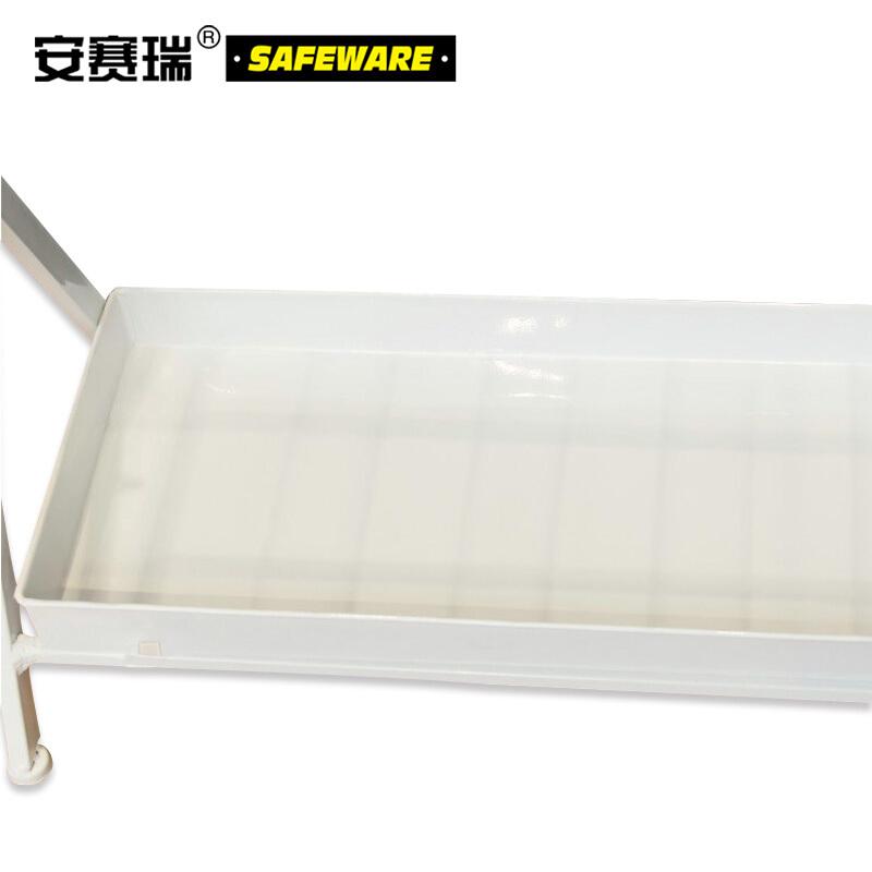 安赛瑞 10031 折叠式铁艺雨伞架18孔10钩 28×53×56cm 白色按（套）销售