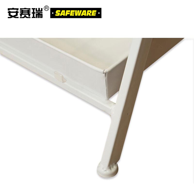 安赛瑞 10031 折叠式铁艺雨伞架18孔10钩 28×53×56cm 白色按（套）销售
