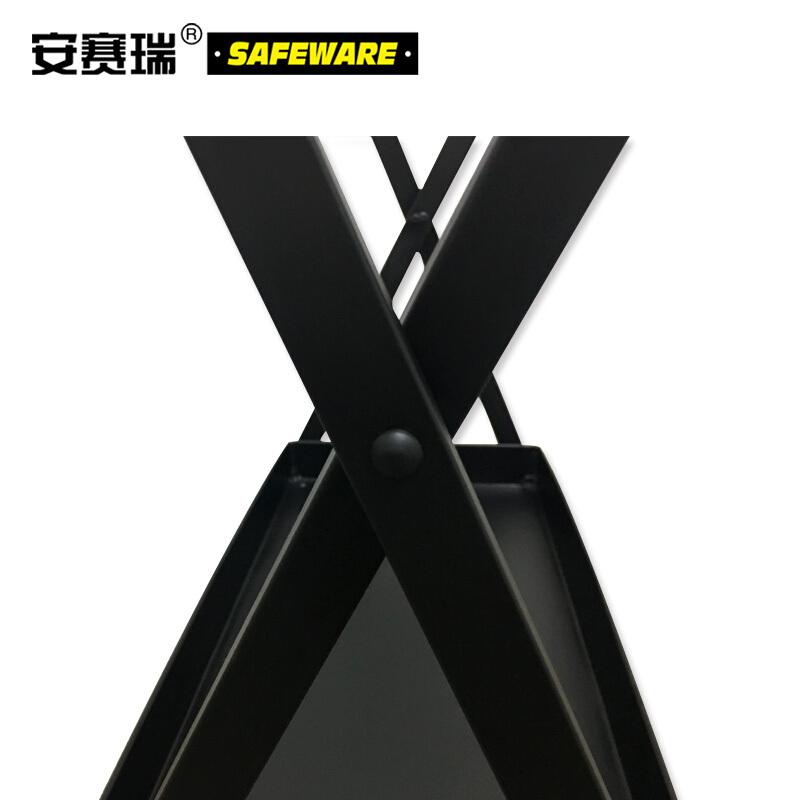 安赛瑞 10032 折叠式铁艺雨伞架18孔10钩 28×53×56cm 黑色按（套）销售