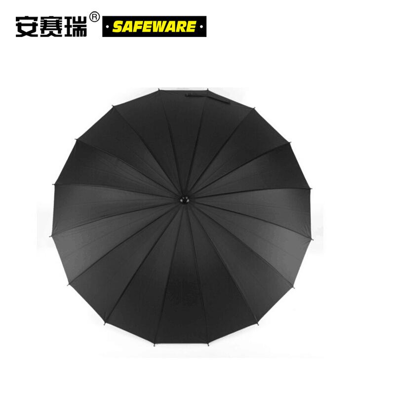安赛瑞 39819 小号商务长柄手动雨伞 长80cm 黑色按（把）销售