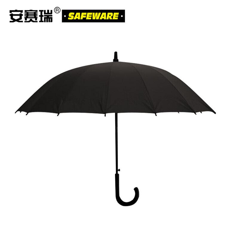 安赛瑞 39819 小号商务长柄手动雨伞 长80cm 黑色按（把）销售