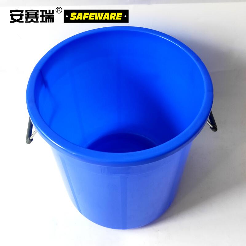 安赛瑞 24375 大号塑料圆桶无盖 50L 蓝色按（个）销售