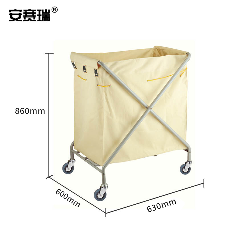 安赛瑞 24439 洗衣房收纳车保洁车 700×500×985mm按(台)销售 安赛瑞 24439 洗衣房收纳车保洁车 700×500×985mm按(台)销售
