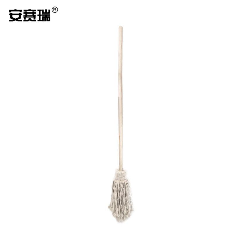 安赛瑞 12875 商用木杆棉线拖把（5把装） 杆长120cm按（包）销售