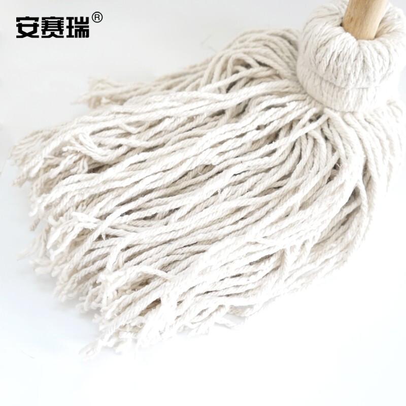 安赛瑞 12875 商用木杆棉线拖把（5把装） 杆长120cm按（包）销售