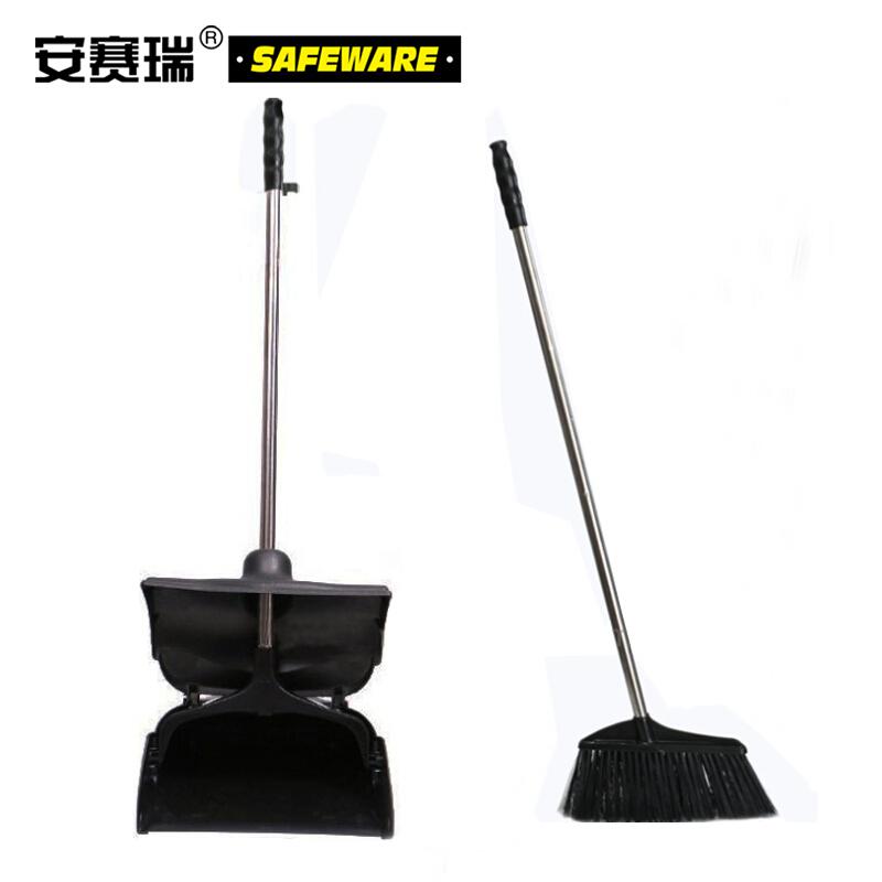 安赛瑞 13940 商用防风垃圾铲/扫把套装（2套装） 簸箕93×29×32.5cm扫把92×30×9cm按包销售