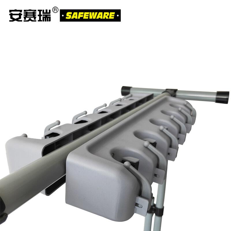 安赛瑞 10720 多功能移动式清洁工具放置架 26挂32钩按套销售