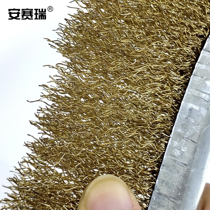 安赛瑞 23957 刀型钢丝刷 镀铜丝刷刀刷 (5把装) 23×5cm按(包)销售 安赛瑞 23957 刀型钢丝刷 镀铜丝刷刀刷 (5把装) 23×5cm按(包)销售