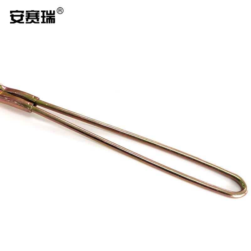 安赛瑞 23966 迷你不锈钢丝刷 弯头铜丝刷 (5把装） 24×2.5cm按包销售