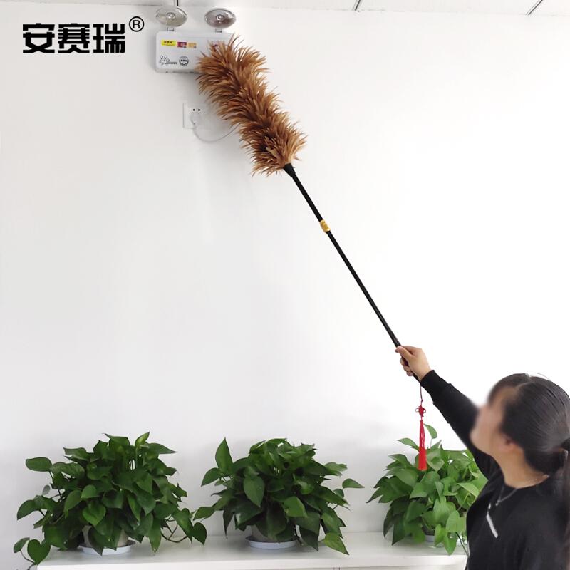 安赛瑞 23939 可伸缩鸡毛掸子 伸缩前82cm伸缩后120cm按把销售