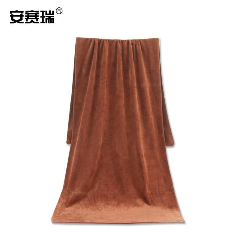 安赛瑞 12643 业务用纤维毛巾（10条装） 30×70cm 棕色按（包）销售