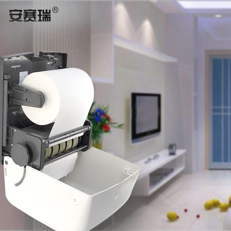 安赛瑞 24475 自动出纸擦手纸盒用纸（6卷） 20×16.5×4cm按（包）销售
