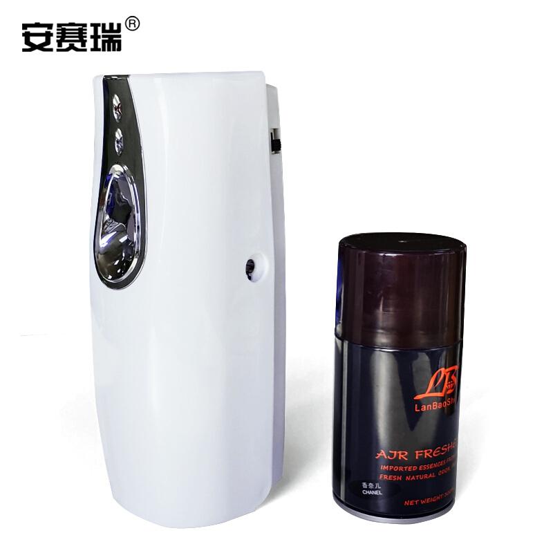 安赛瑞 23885 智能自动喷香机(1瓶香水+电池+挂钩) 8×22cm 白色按（套）销售
