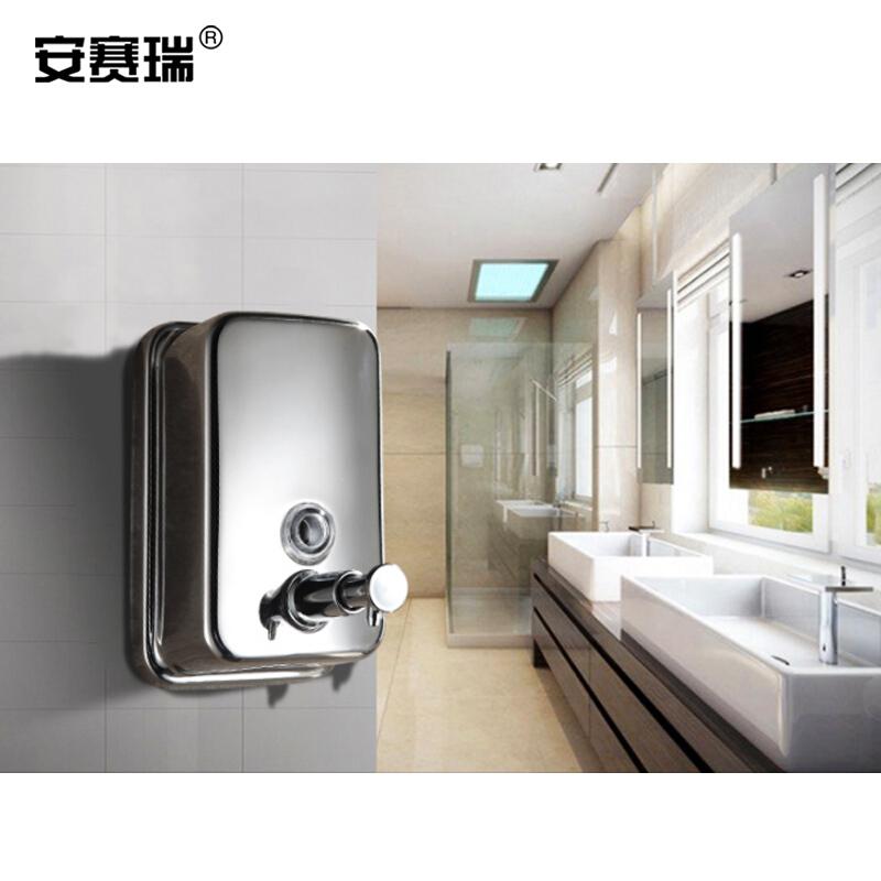 安赛瑞 24418 不锈钢壁挂式皂液器 500ML按个销售 安赛瑞 24418 不锈钢壁挂式皂液器 500ML按个销售