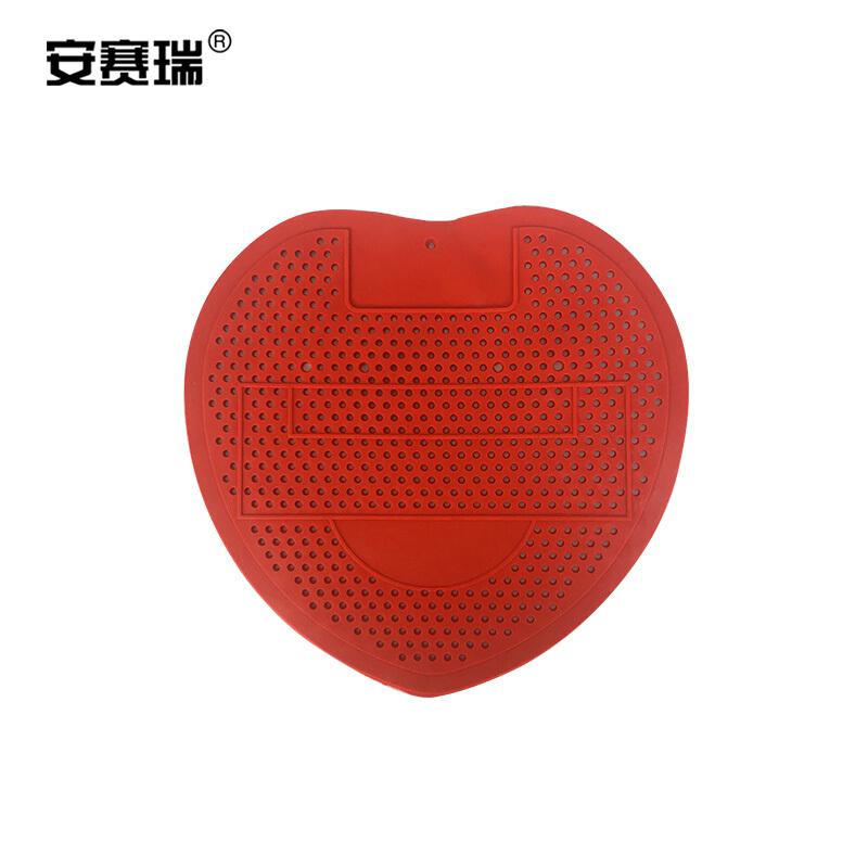 安赛瑞 24446 小便池尿斗香片（10片装） 19.5×18.5cm 红色按（包）销售