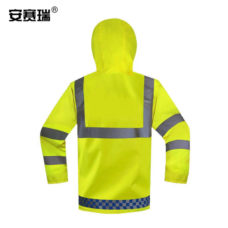 安赛瑞 25588 加绒反光雨衣 XXL码 迷彩色按套销售