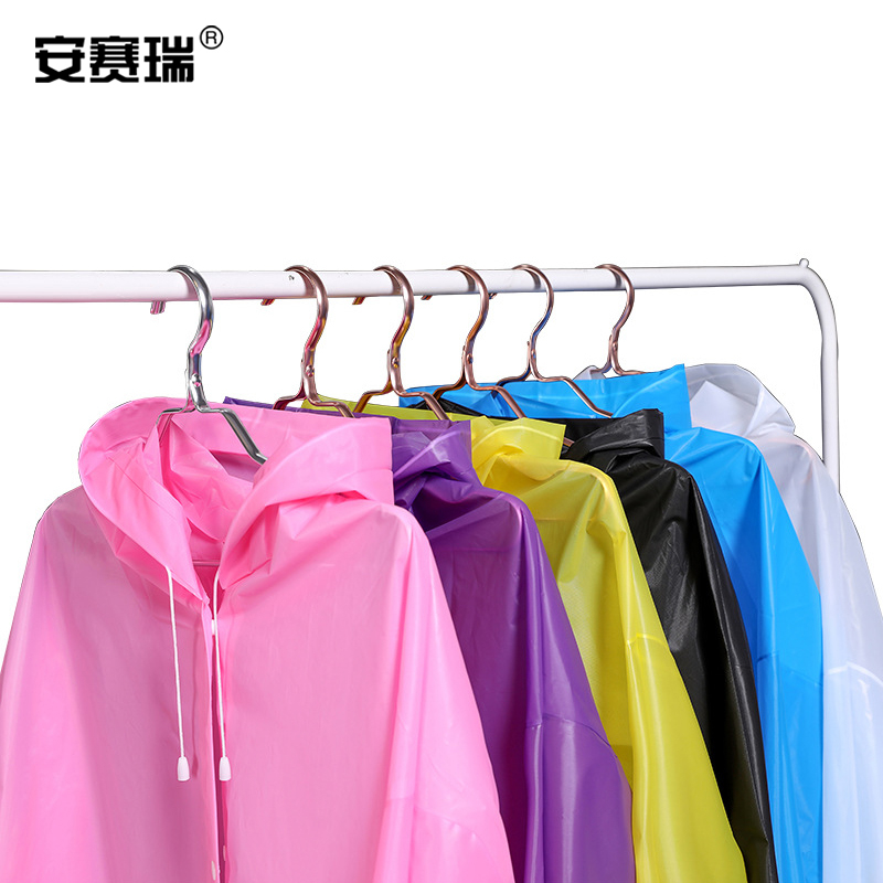安赛瑞 25764 非一次性EVA雨衣 均码 1件装 黑色按件销售