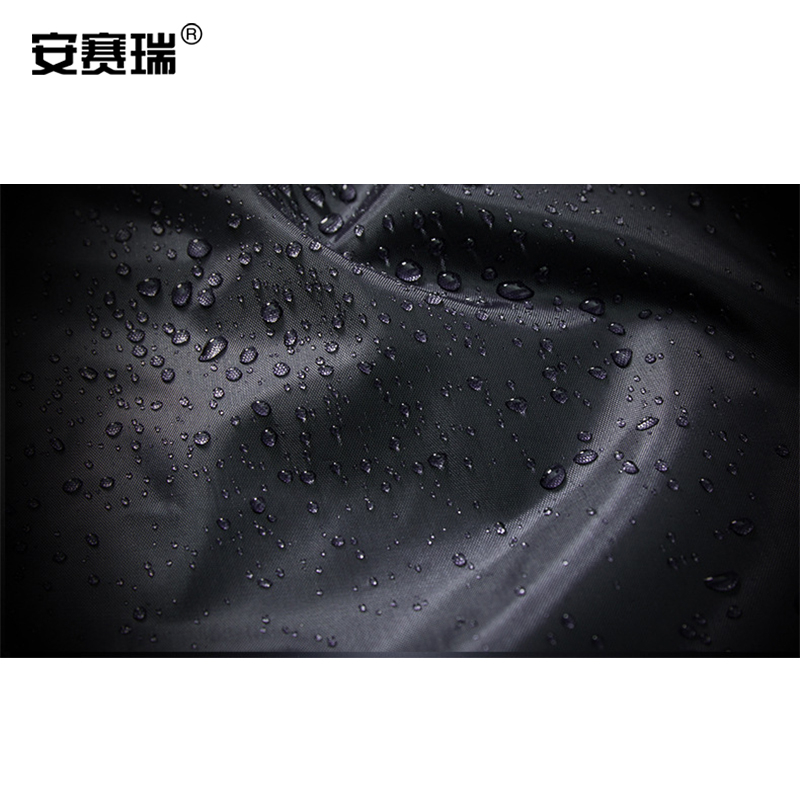 安赛瑞 28724 双帽檐分体雨衣 XL码（适合110-130斤） 藏青色按套销售