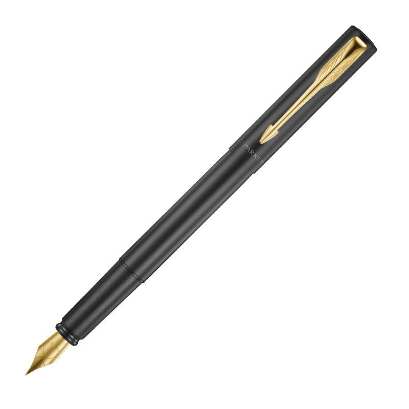派克 威雅XL系列 经典黑金夹墨水笔 F咀 黑色按支销售