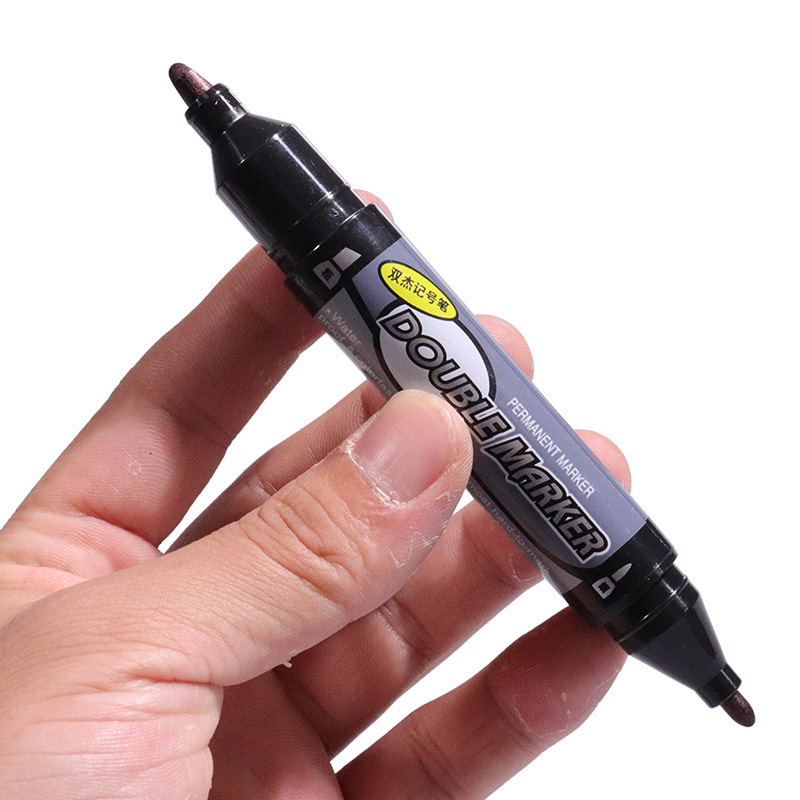 晨光 MG2110 大双头记号笔 线幅0.8mm/3mm 黑色 12支/盒按(盒)销售 晨光 MG2110 大双头记号笔 线幅0.8mm/3mm 黑色 12支/盒按(盒)销售