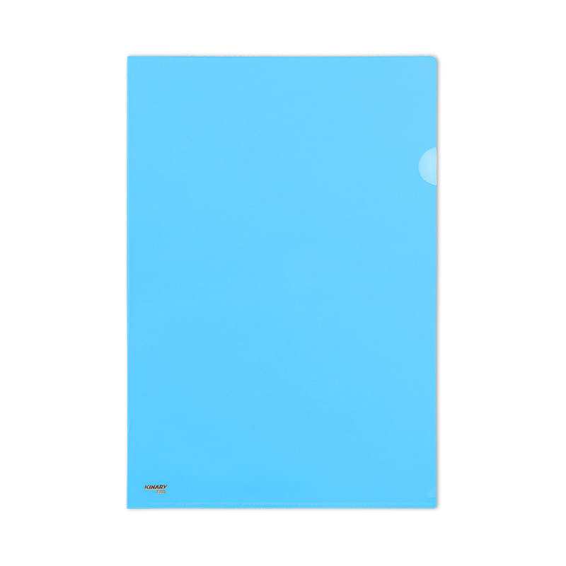 金得利 E310 单片文件夹 A4 蓝色按包销售