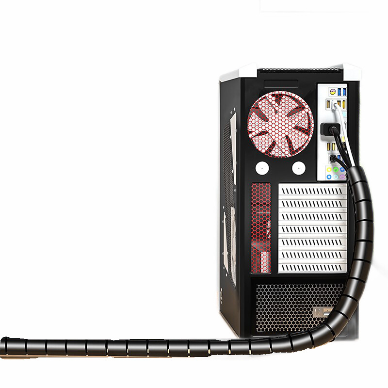 山泽 LX-150 理线管 5米 黑色按个销售