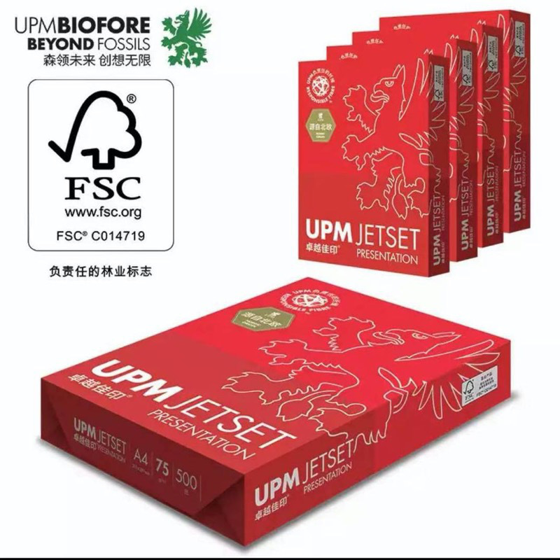 卓越佳印 A4 75g 复印纸 500张/包 5包/箱 白色按箱销售