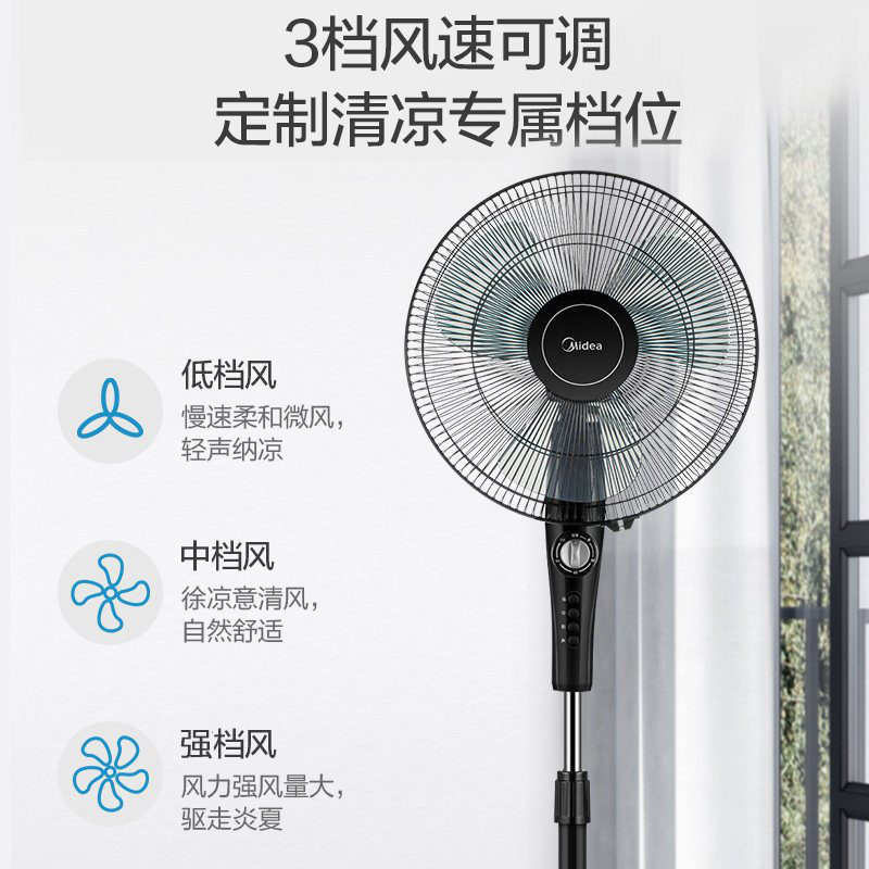 美的Midea FSA40YF 电风扇 50W按（个）销售