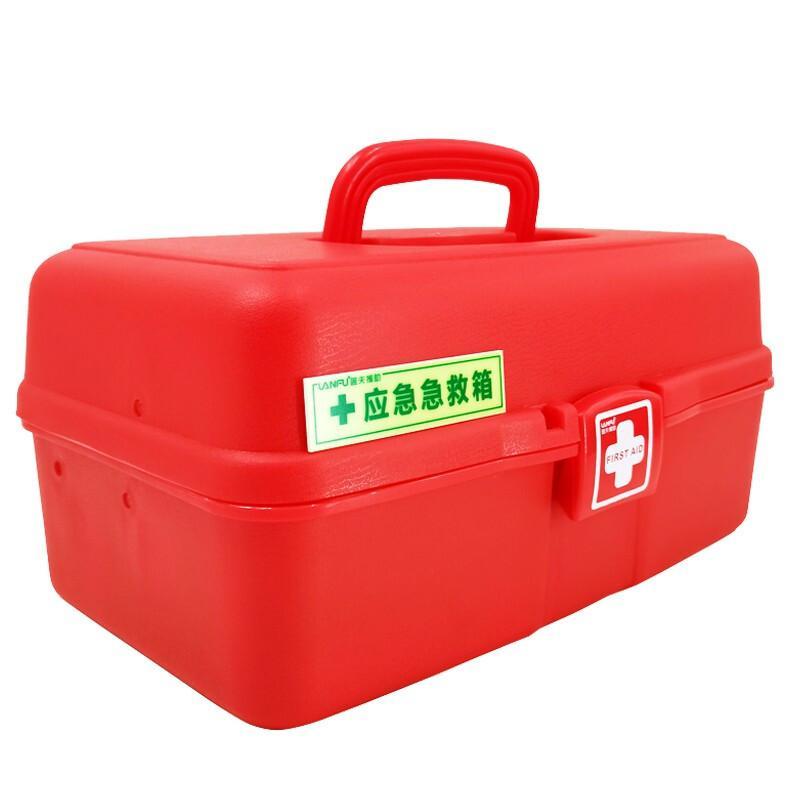 蓝夫 LF-12808 折叠应急箱 35*20*16 红色按套销售
