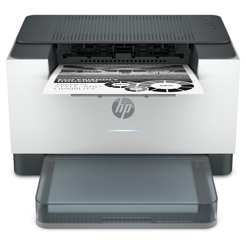 惠普 LaserJet M208dw 黑白激光打印机 A4 灰白色  仅打印、无线网络、自动双面按台销售