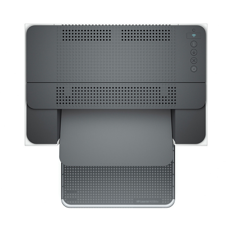 惠普 LaserJet M208dw 黑白激光打印机 A4 灰白色  仅打印、无线网络、自动双面按台销售