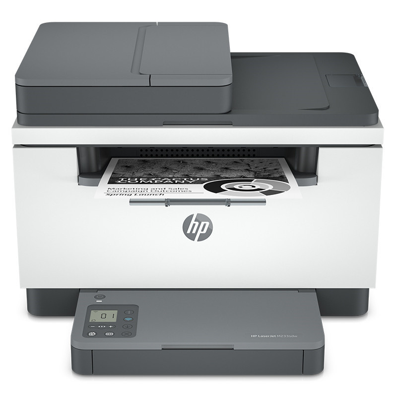 惠普 LaserJet MFP M233sdw Printer 黑白激光多功能一体机 A4 黑白色 无线网络、自动双面按台销售