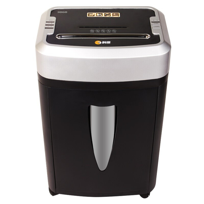 科密 3868 紫外线臭氧除菌除螨碎纸机 办公商用家用纸张文件粉碎 消光黑 纸箱包装按(台)销售