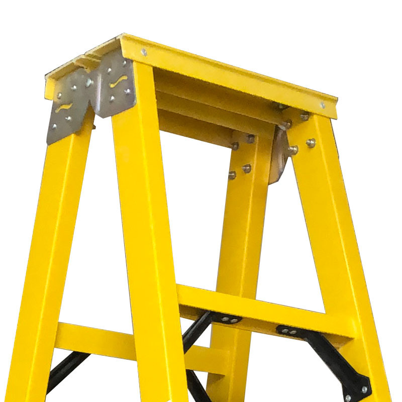 兴航发 XHF-QJR25 全玻璃钢方管人字梯 2.5m 耐压35kv 承重120KG 黄色按件销售 兴航发 XHF-QJR25 全玻璃钢方管人字梯 2.5m 耐压35kv 承重120KG 黄色按件销售