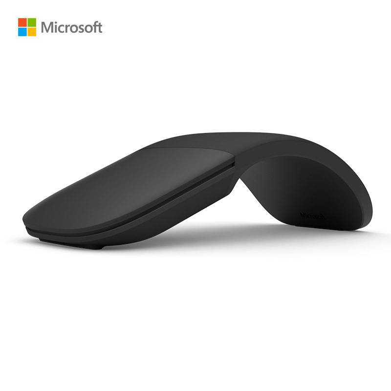 微软 FHD-00019 Srfc Arc Mouse 鼠标 黑色 超便携蓝牙无线鼠标 弯折鼠标启动/关闭按个销售