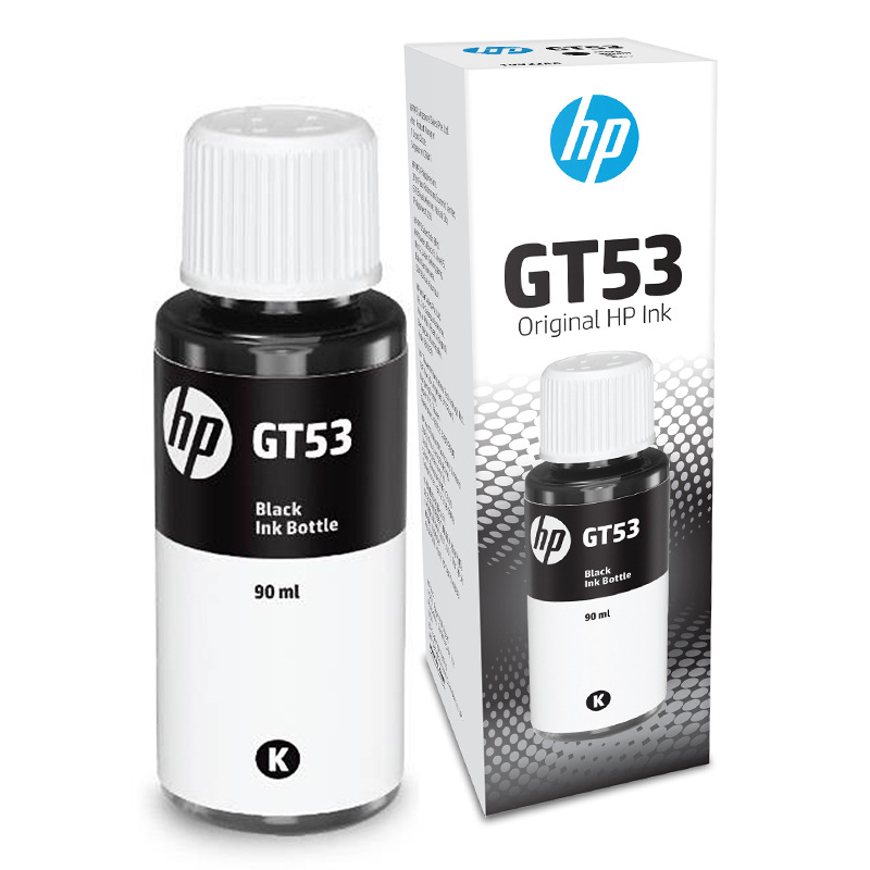 惠普 1VV22AA 连供墨水瓶 GT53 黑色 4,000页 适用GT5810/5820/310/318/319/311/410/418/419/411/118/508/511/518/519/531/538/618按个销售