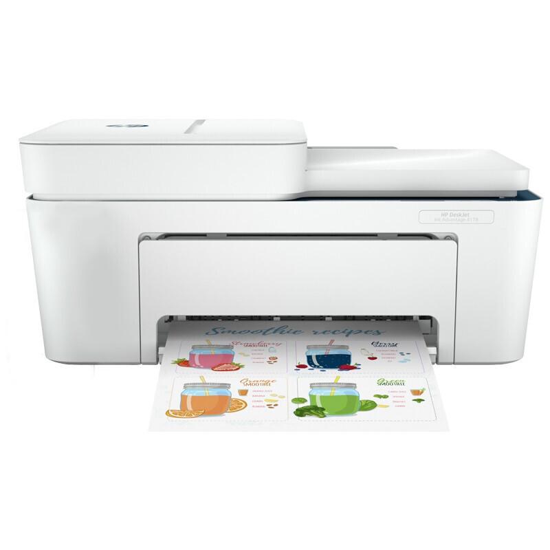 惠普 DeskJet Plus IA 4178 彩色喷墨多功能一体机 A4 白色  打印、复印、扫描、无线网络按台销售