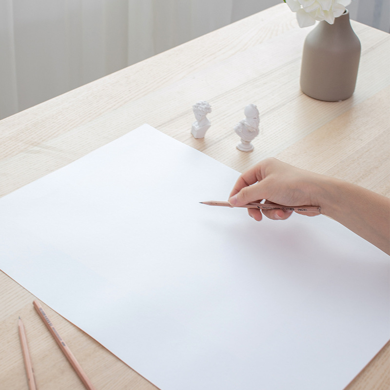 得力 73608 素描纸 4K 110g 白色 20张/包按包销售
